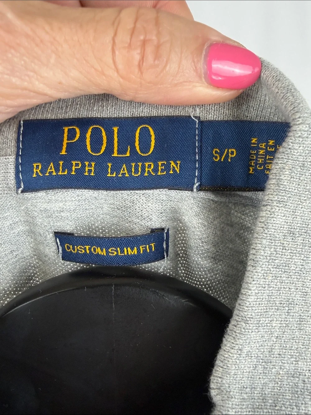 Polo Ralph Lauren Custom Slim Fit Gray Polo Shirt – Size Small – NWT